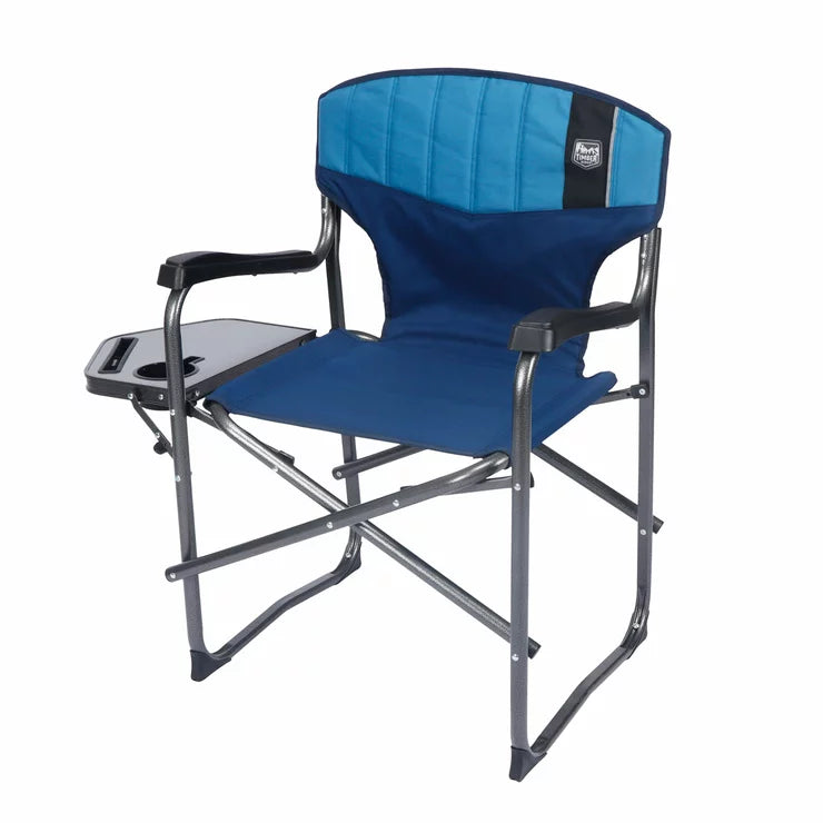 Timber Ridge Folding Directors Chair with Side Table
