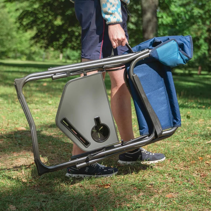 Timber Ridge Folding Directors Chair with Side Table