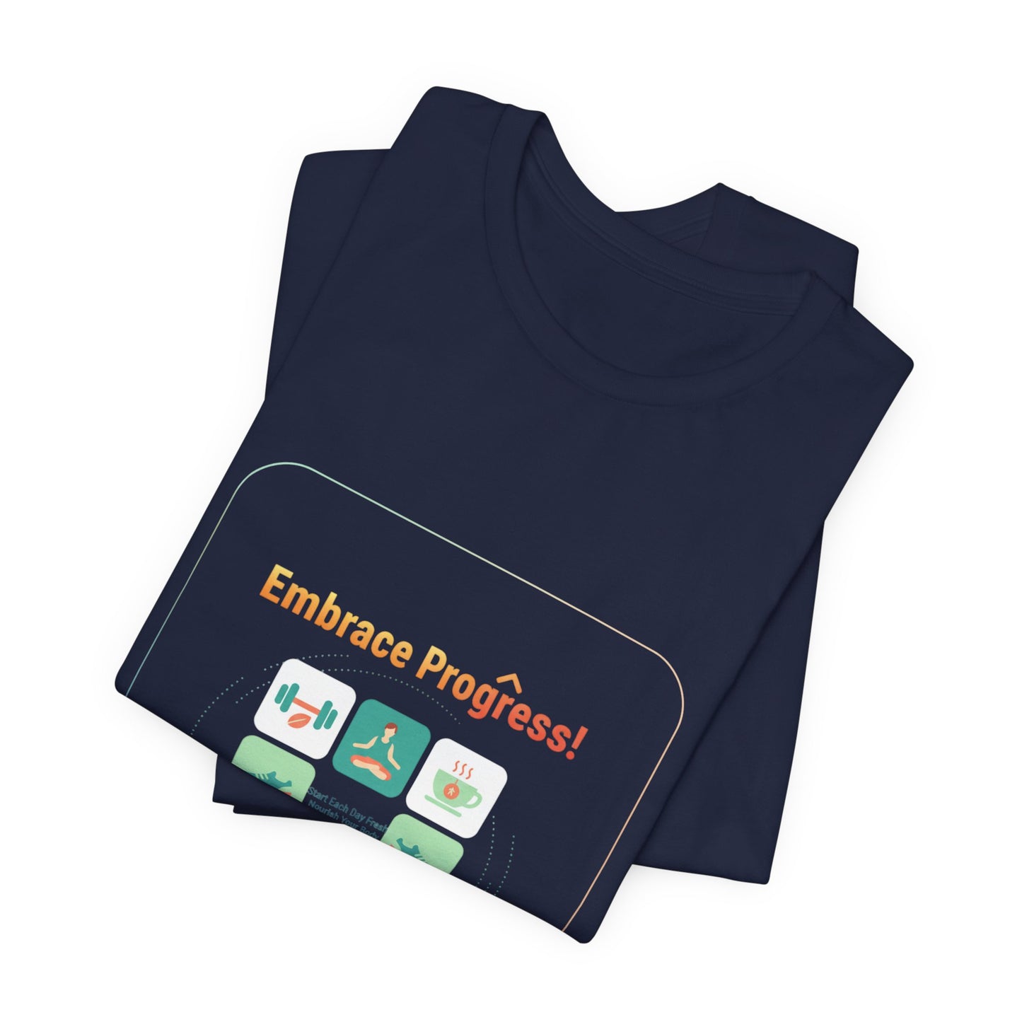 Embrace Progress Checklist Tee | NY resolution, fitness goal