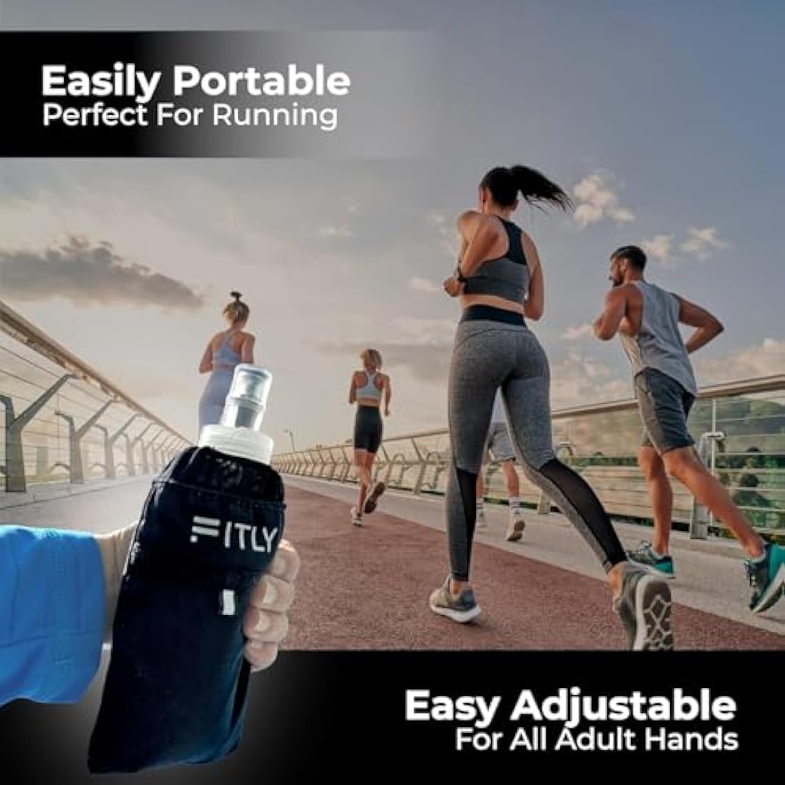 Water Bottle Ideal for Running, Hiking, Cycling, Climbing & Rigorous Activity