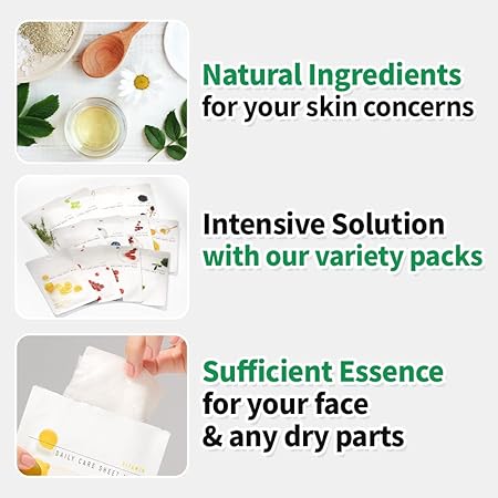 EUNYUL [Pack of 12] Daily Care Face Sheet Mask Pack 12 types Korean Skincare Hydrating Facial mask pack