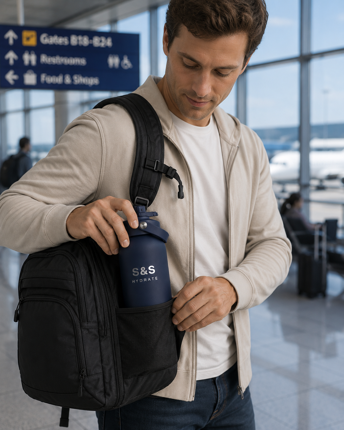 S&S HYDRATE 500ml Insulated Stainless Steel Water Bottle | Leakproof Flask