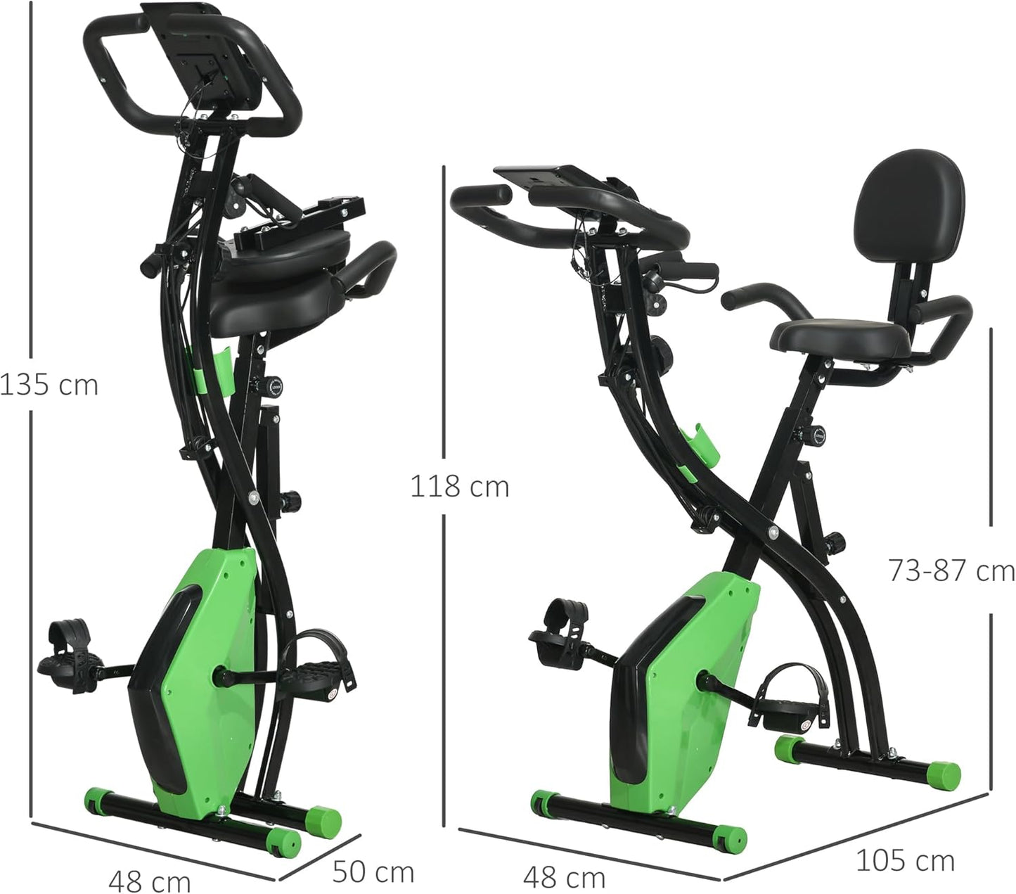 1Folding Exercise Bike.
