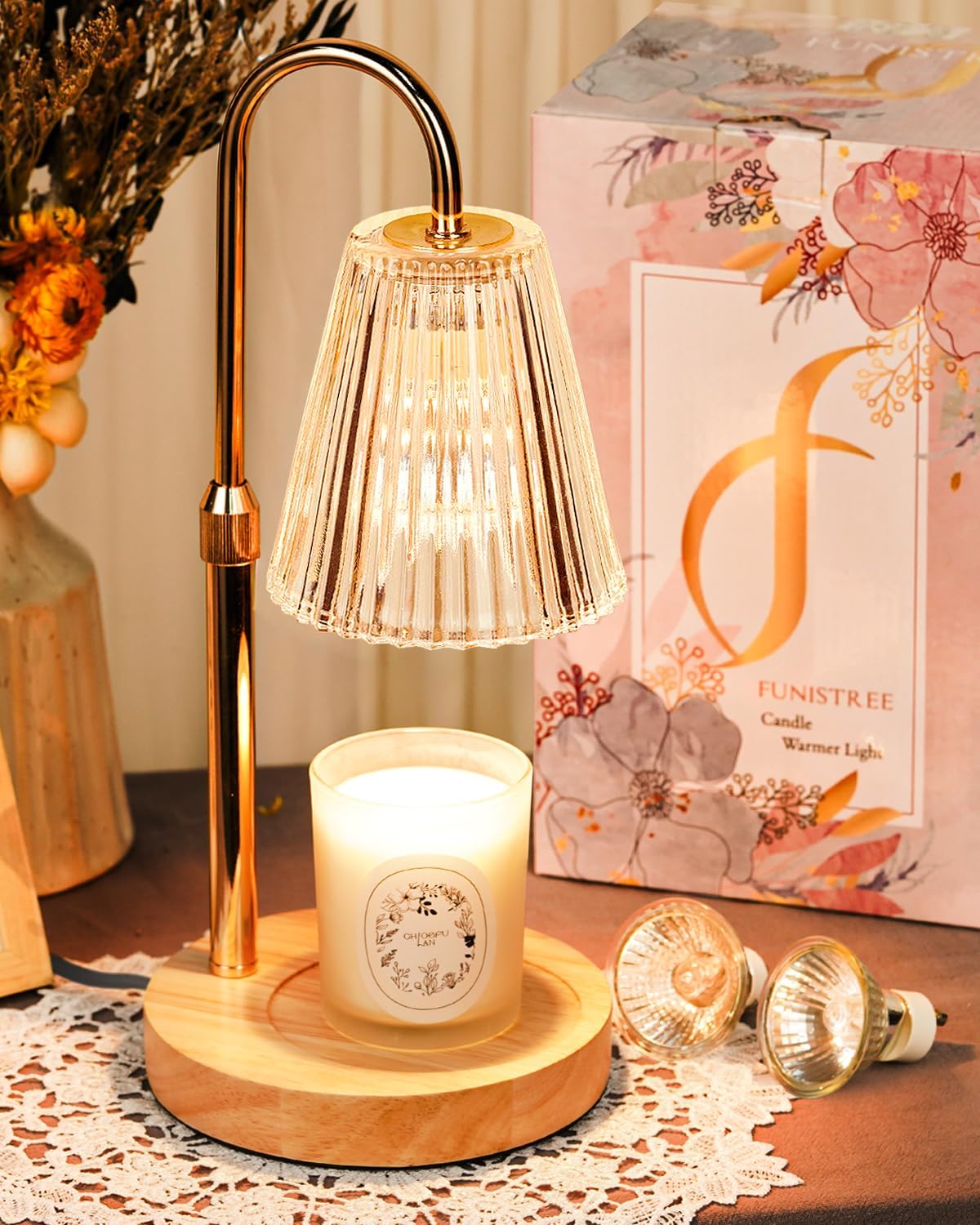 Candle Warmer Lamp with Diriends.