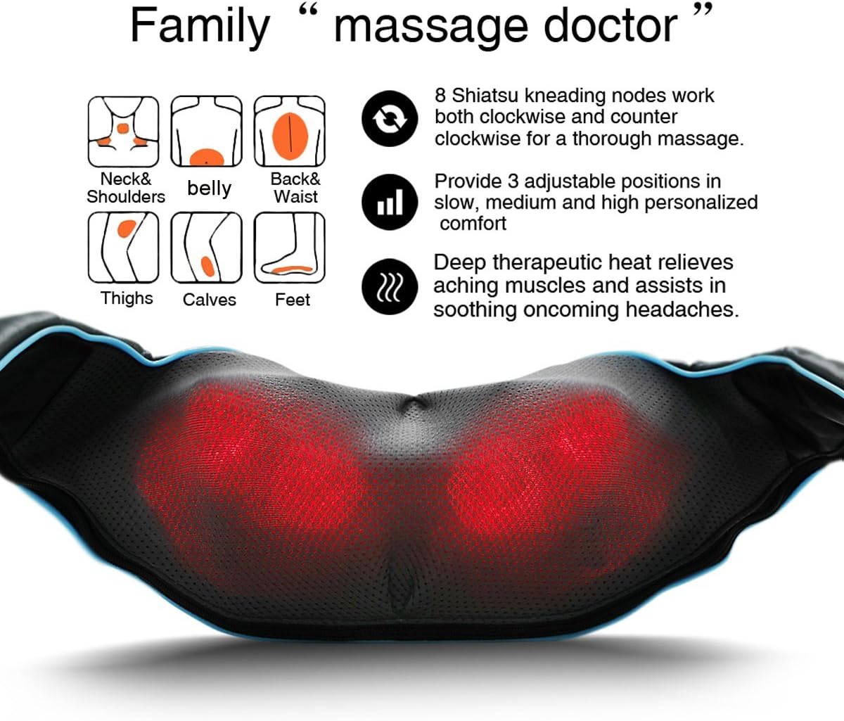 Neck Massager with Heat.