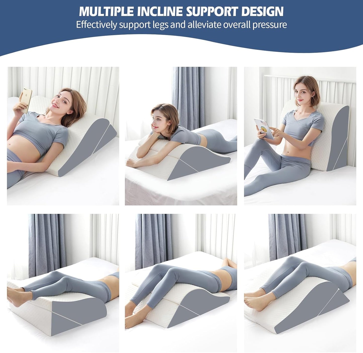 2PCS Leg Elevation Wedge Pillows