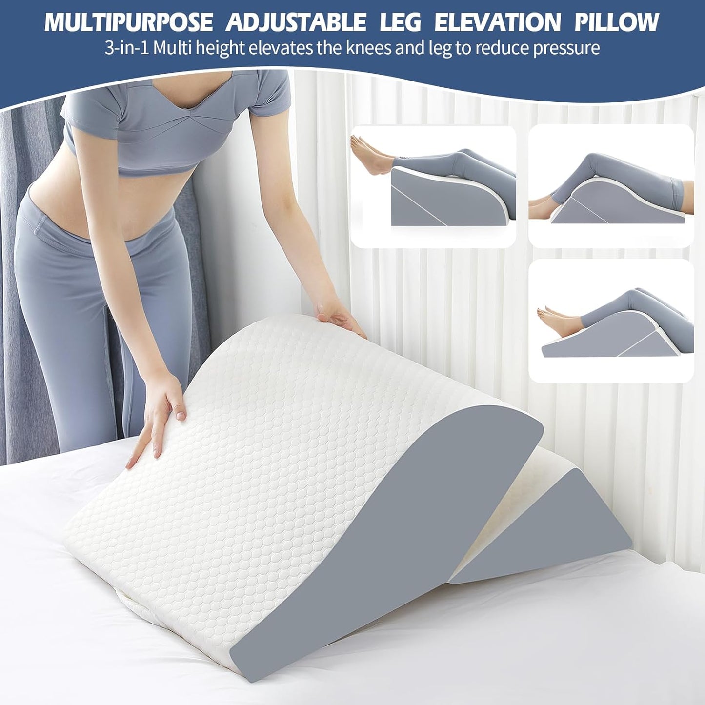 2PCS Leg Elevation Wedge Pillows