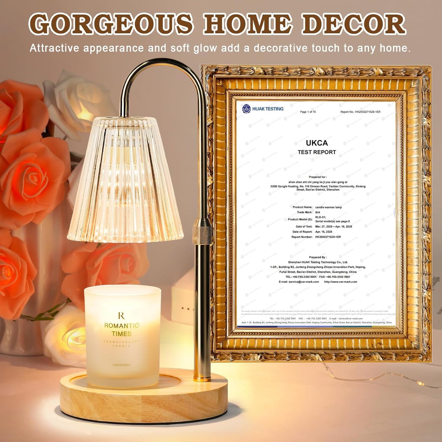 Candle Warmer Lamp with Diriends.