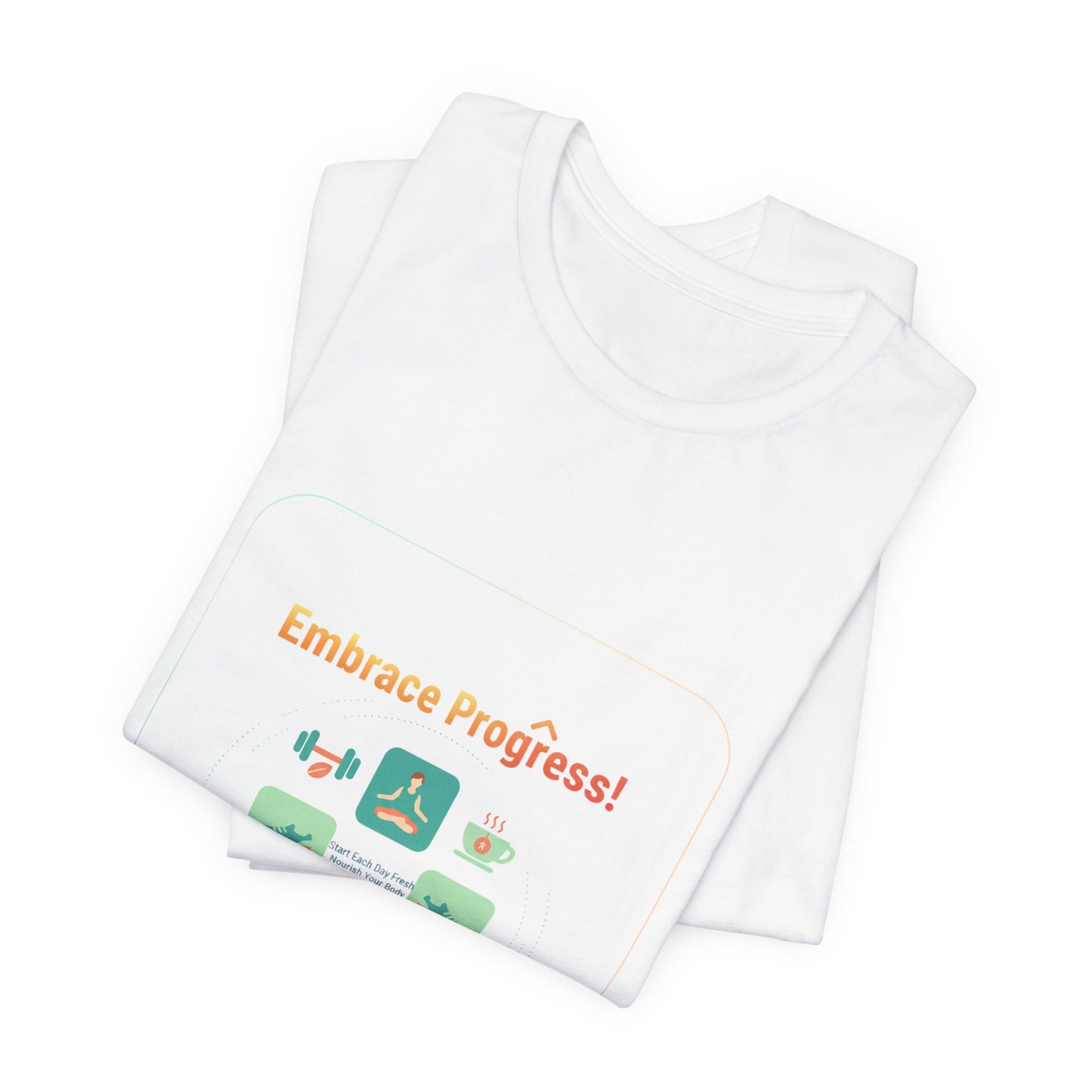 Embrace Progress Checklist Tee | NY resolution, fitness goal