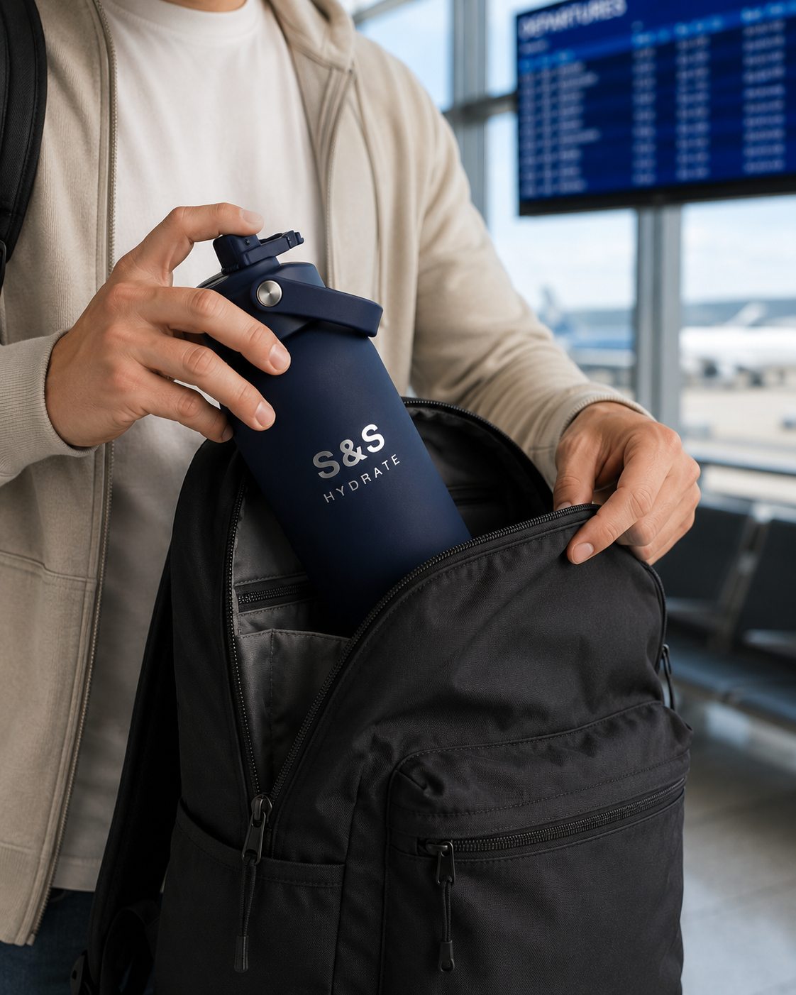 S&S HYDRATE 500ml Insulated Stainless Steel Water Bottle | Leakproof Flask