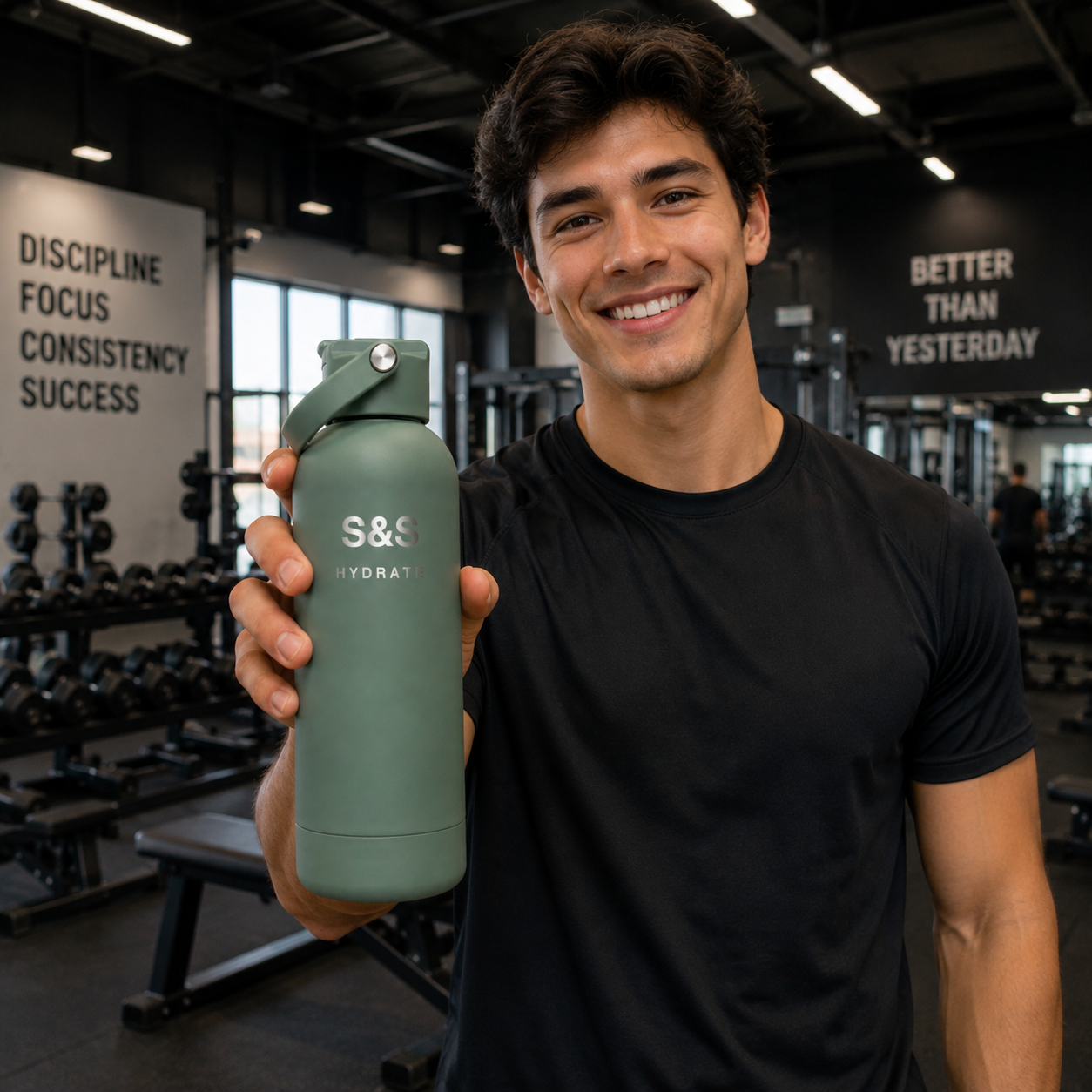S&S HYDRATE 500ml Insulated Stainless Steel Water Bottle | Leakproof Flask
