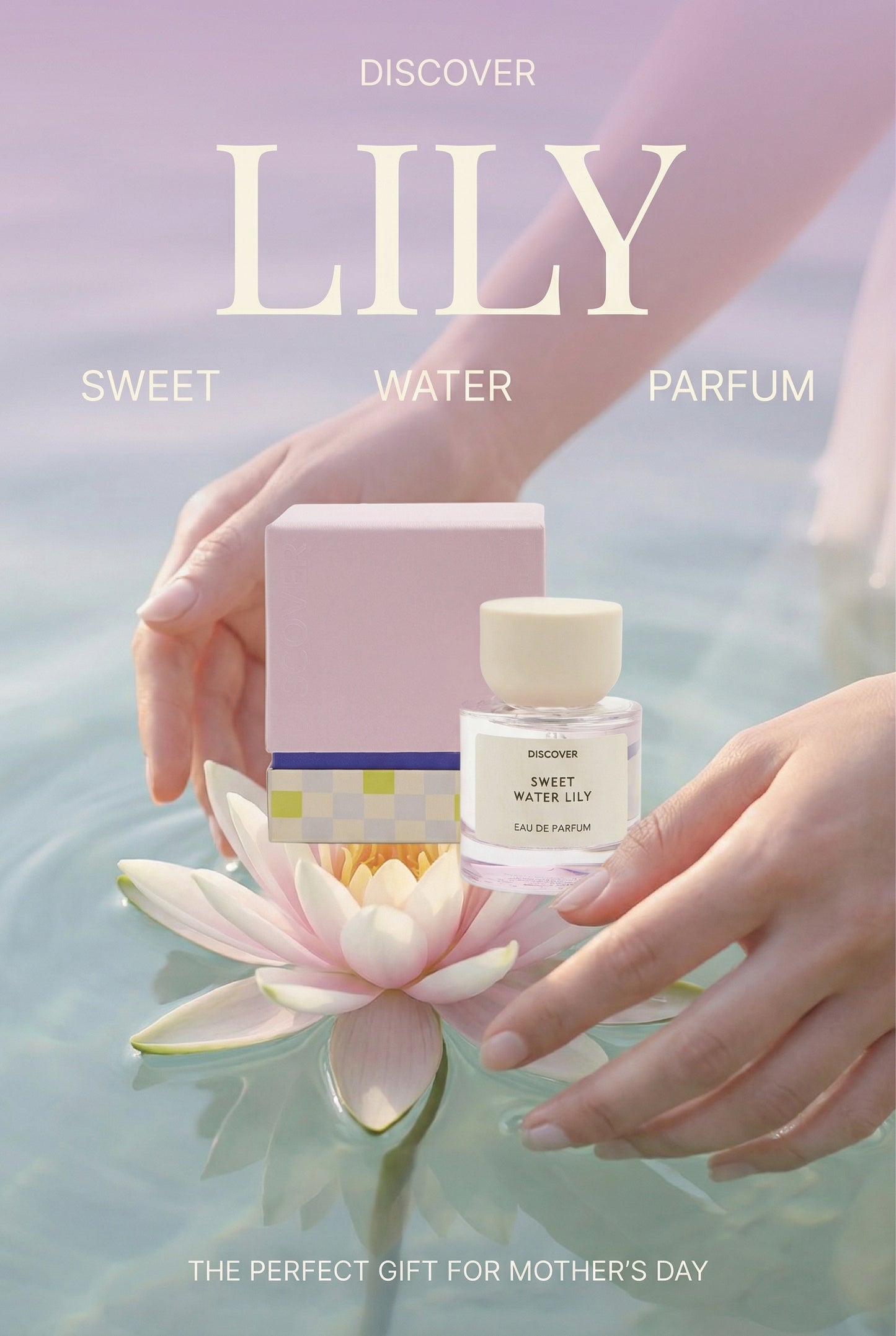 Sweet Water Lily Eau De Parfum 50ml, perfect gift for mother's day