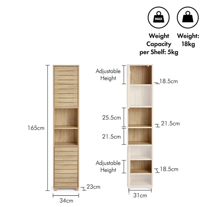 Chester Tallboy Bathroom Cabinet