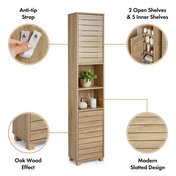 Chester Tallboy Bathroom Cabinet